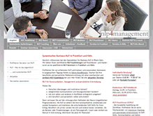 Tablet Screenshot of nlp4management-institut.com